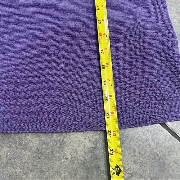 Eileen Fisher Womens 100% Wool Purple Sleeveless Pullover Sweater PM Lagenlook - Picture 8 of 8